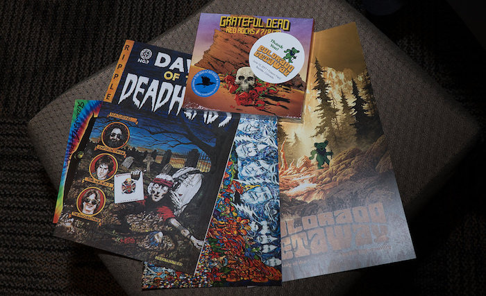 Deadhead swag from the Colorado Getaway Event - Colorado Music Hall Of Fame