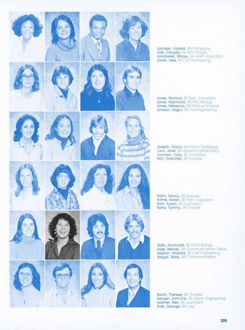 Wendy Kale CU Yearbook Photo